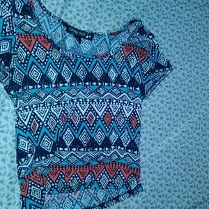 A nice patterned crop top